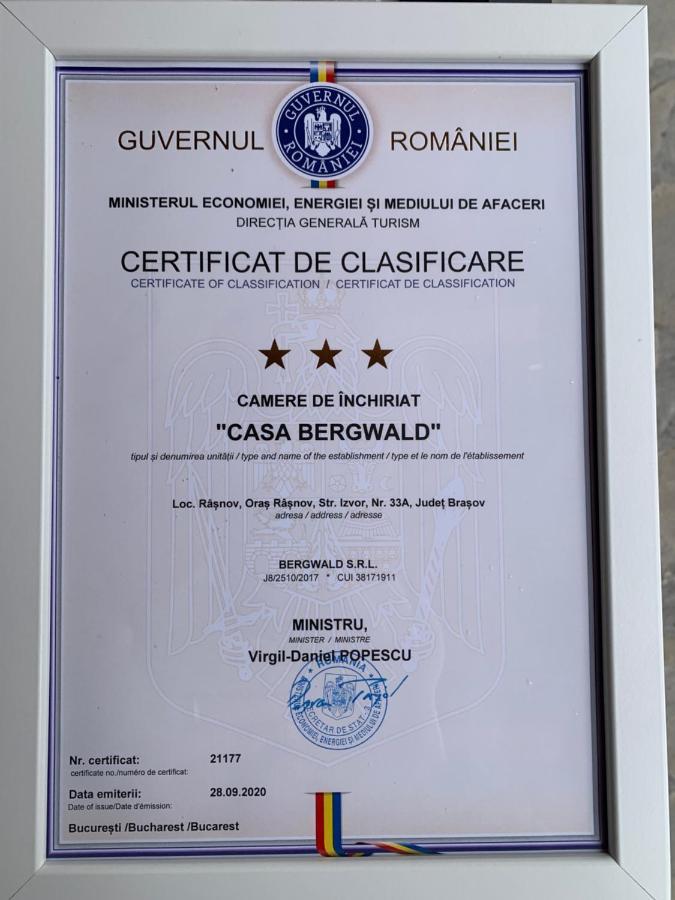 Casa Bergwald Apartment Risnov Bagian luar foto